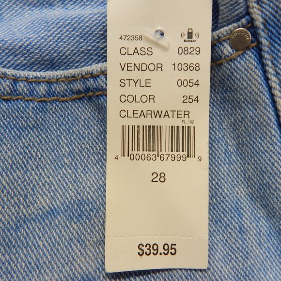 PacSun Womens High Rise Cut Off Short Shorts Button Fly Denim Blue  Size 28 - Picture 7 of 11